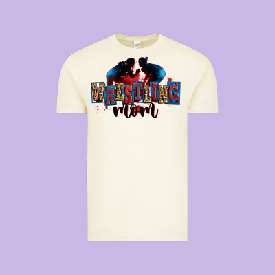 Wrestling Mom Vintage Tee Designed By Zillion Design Studio