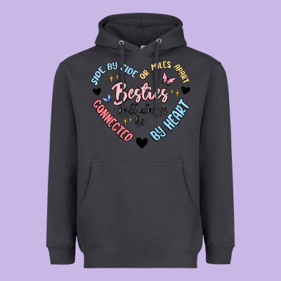 Besties Will Always Be Heavyweight Hoodie Designed By Maliassmallbusiness