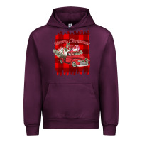 Mauve Wine Merry Christmas Y'all Truck Urban Hoodie - Bettercallsaul