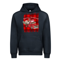 Navy Merry Christmas Y'all Truck Urban Hoodie - Bettercallsaul