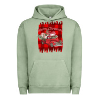 Pigment Oil Green Merry Christmas Y'all Truck Urban Hoodie - Bettercallsaul