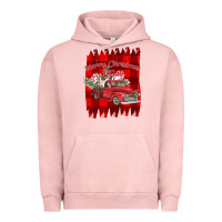 Pigment Salmon Merry Christmas Y'all Truck Urban Hoodie - Bettercallsaul