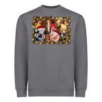 Storm christmas farm animals Heavyweight Sweatshirt - RanaPortraitStore