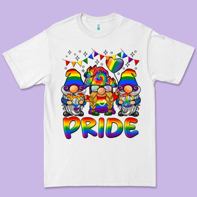 Pride Gnome Premium Tee Designed By Barkaloodesign