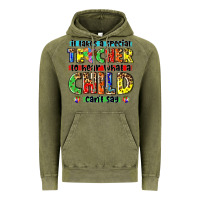 Vintage Olive it takes a special teacher to hear what a child cant say tbw Vintage Hoodie - texasbilliewilder