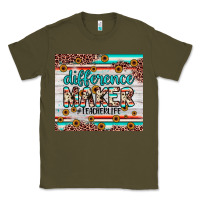 Army Green difference maker Classic Tee - JahusDesignShop