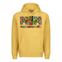 Antique Gold empowering autism mom life Premium Hoodie - LillyAllenDesigns