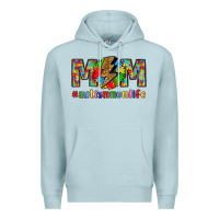 Blue Mist empowering autism mom life Premium Hoodie - LillyAllenDesigns