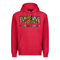 Cardinal empowering autism mom life Premium Hoodie - LillyAllenDesigns