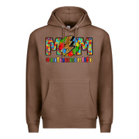 Chestnut empowering autism mom life Premium Hoodie - LillyAllenDesigns