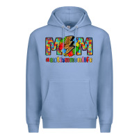 Colony Blue empowering autism mom life Premium Hoodie - LillyAllenDesigns