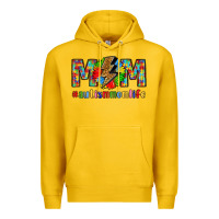 Lemon empowering autism mom life Premium Hoodie - LillyAllenDesigns