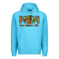 Ocean Blue empowering autism mom life Premium Hoodie - LillyAllenDesigns