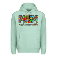 Seafoam empowering autism mom life Premium Hoodie - LillyAllenDesigns