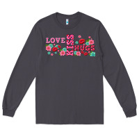 Smoke floral love and kiss Long Sleeve Tee - AdoDesignShop