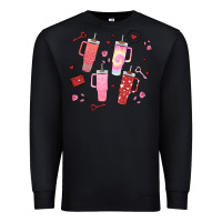 Black cup disorder valentine's day Premium Sweatshirt - MaliasSmallBusiness