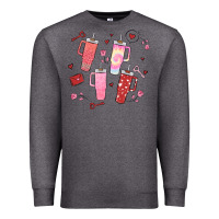 Charcoal Heather cup disorder valentine's day Premium Sweatshirt - MaliasSmallBusiness