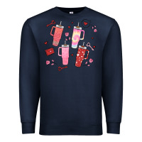 Navy cup disorder valentine's day Premium Sweatshirt - MaliasSmallBusiness