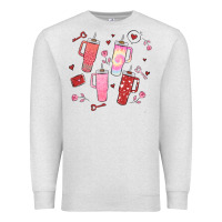 Oatmeal Heather cup disorder valentine's day Premium Sweatshirt - MaliasSmallBusiness