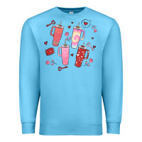 Ocean Blue cup disorder valentine's day Premium Sweatshirt - MaliasSmallBusiness