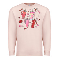 Pale Pink cup disorder valentine's day Premium Sweatshirt - MaliasSmallBusiness
