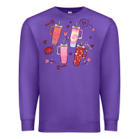 Purple cup disorder valentine's day Premium Sweatshirt - MaliasSmallBusiness