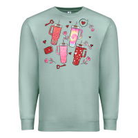 Seafoam cup disorder valentine's day Premium Sweatshirt - MaliasSmallBusiness