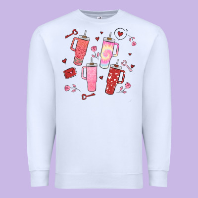 Cup Disorder Valentine's Day Premium Sweatshirt Designed By Maliassmallbusiness