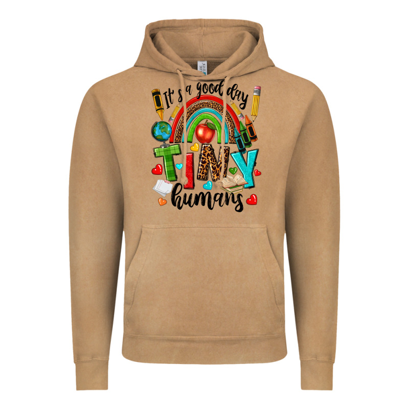 It S A Good Day Tiny Humans Vintage Hoodie by texasbilliewilder | Teevron