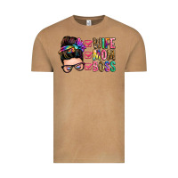 Vintage Camel wife mom boss messy bun Vintage Tee - Zillion Design Studio