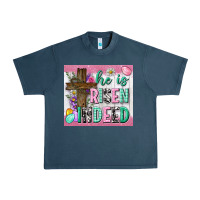 Midnight Navy he is risen indeed tumbler Urban Heavy Tee - Neo Western