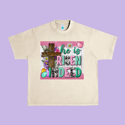 He Is Risen Indeed Tumbler Urban Heavy Tee Designed By Neo Western