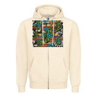 Sandshell cactus gemstone Zipper Hoodie - AdoDesignShop