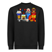 Black dispatcher coffee cups Heavyweight Sweatshirt - Zillion Design Studio