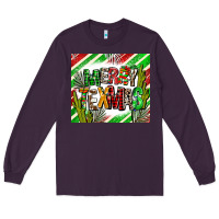 Plum merry texmas  christmas Long Sleeve Tee - AdoDesignShop