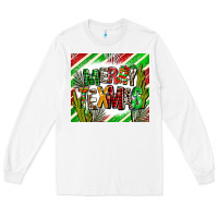 White merry texmas  christmas Long Sleeve Tee - AdoDesignShop