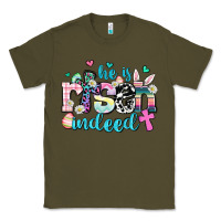 Army Green he is risen indeed Classic Tee - AdoDesignShop
