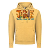 Vintage Mustard tgif thank goodness it s fall Vintage Hoodie - Zillion Design Studio