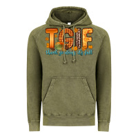 Vintage Olive tgif thank goodness it s fall Vintage Hoodie - Zillion Design Studio