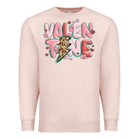 Pale Pink valentine Premium Sweatshirt - MaliasSmallBusiness