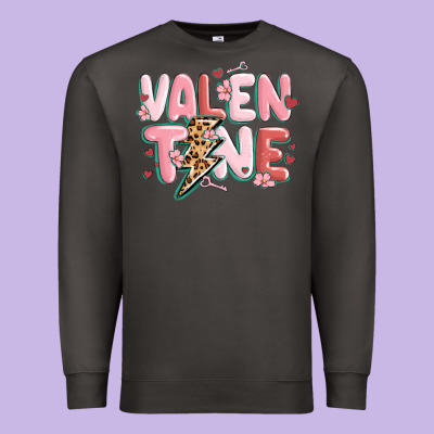 Valentine Premium Sweatshirt Designed By Maliassmallbusiness