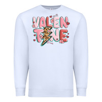 White valentine Premium Sweatshirt - MaliasSmallBusiness