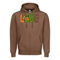 Chestnut love gnome Zipper Hoodie - Artiststas