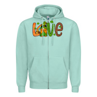 Seafoam love gnome Zipper Hoodie - Artiststas
