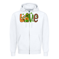 White love gnome Zipper Hoodie - Artiststas