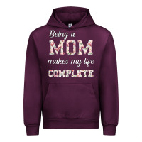Mauve Wine Being A Mom Makes My Life Complete For dark Urban Hoodie - Bettercallsaul