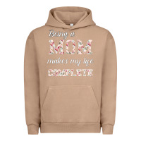 Pigment Burro Being A Mom Makes My Life Complete For dark Urban Hoodie - Bettercallsaul