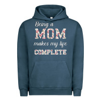 Pigment Midnight Navy Being A Mom Makes My Life Complete For dark Urban Hoodie - Bettercallsaul