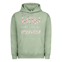 Pigment Oil Green Being A Mom Makes My Life Complete For dark Urban Hoodie - Bettercallsaul