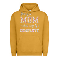 Pigment Peanut Butter Being A Mom Makes My Life Complete For dark Urban Hoodie - Bettercallsaul